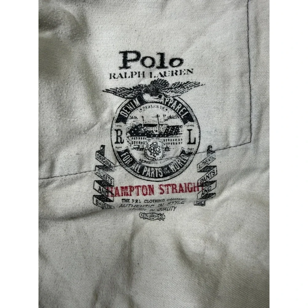 Polo Ralph Lauren Hampton Straight Gray Jeans Mens 44x34 Vintage Y2K Grunge